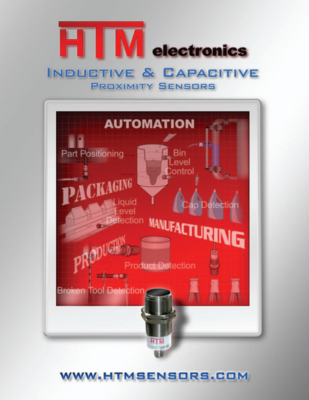 HTM INDUCTIVE & CAPACITIVE SENSOR CATALOG ELECTRONICS: INDUCTIVE & CAPACITIVE PROXIMITY SENSORS